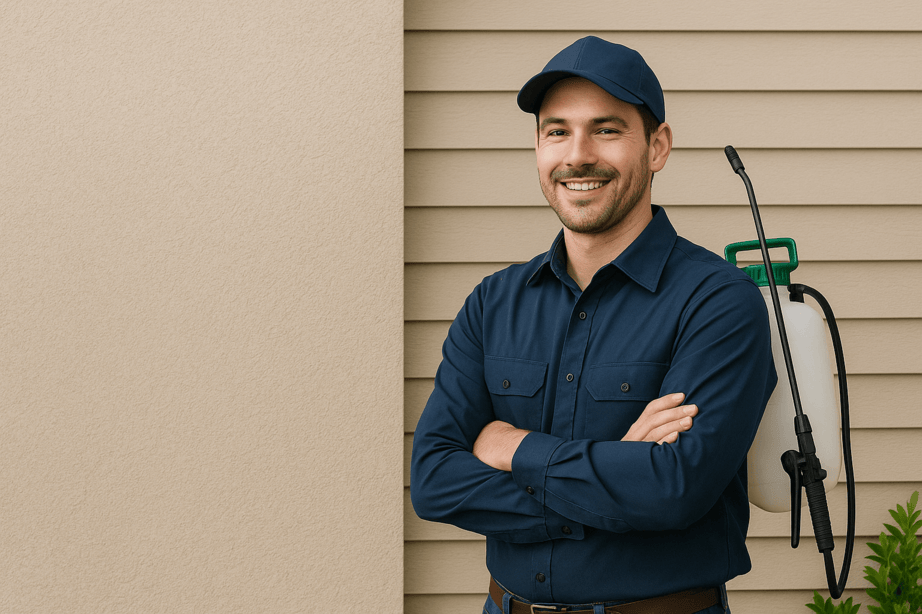 Termite Control in Nipomo, CA expert working on a house
